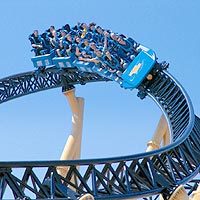 The Desert Race roller coaster at the Heide Park Adventure World Resort